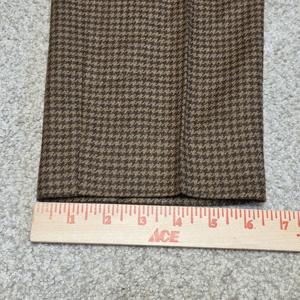 Paul Stuart Phineas Cole Wool & Cashmere Houndstooth Slim Fit Trouser 32 (30x29)